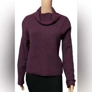 Tommy Bahama Women's XS  Funnel Neck Pullover Sweater Rum Berry  NWT $138